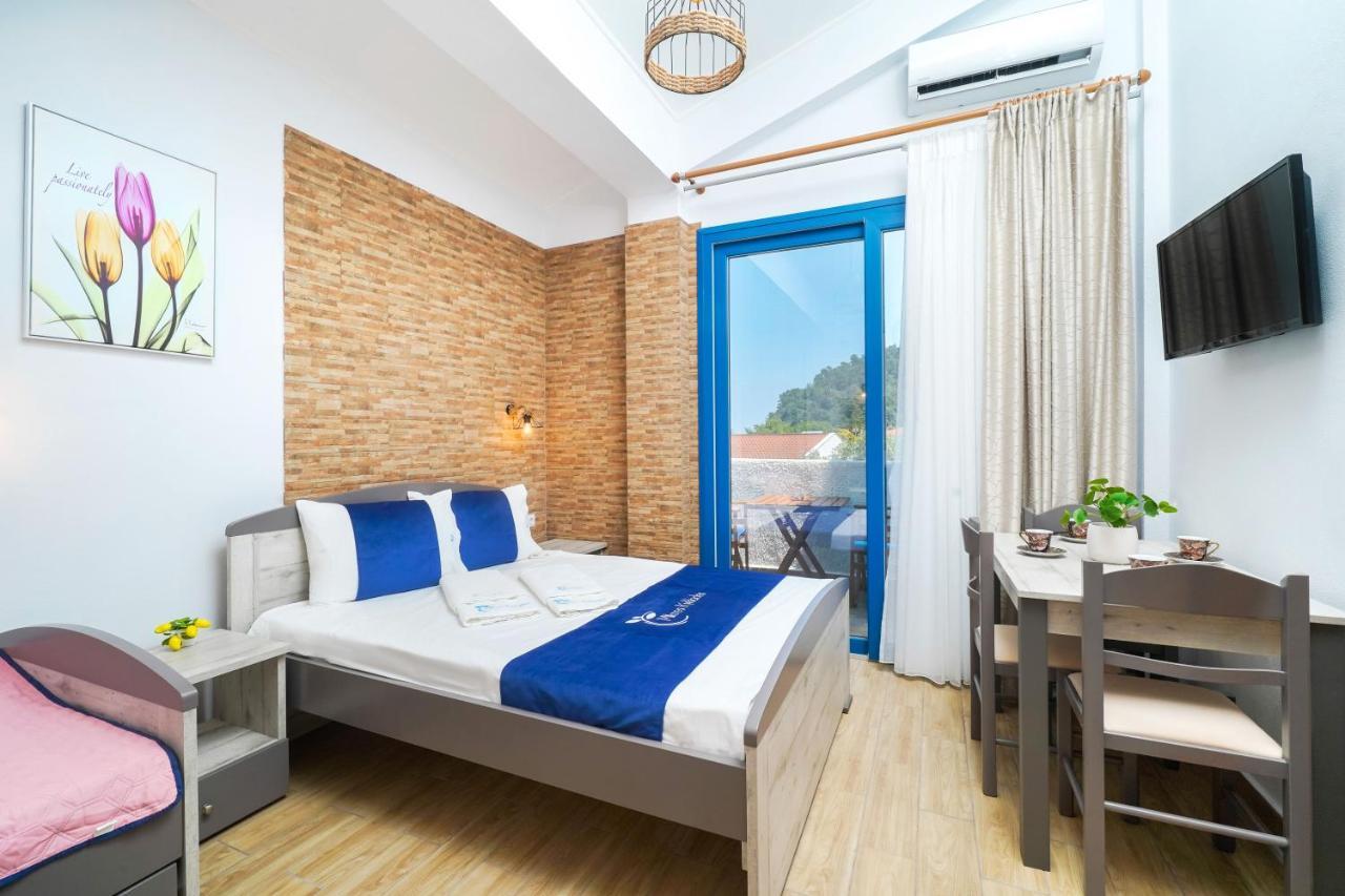 Mikres Kyklades Apartment Skala Potamia  Bagian luar foto